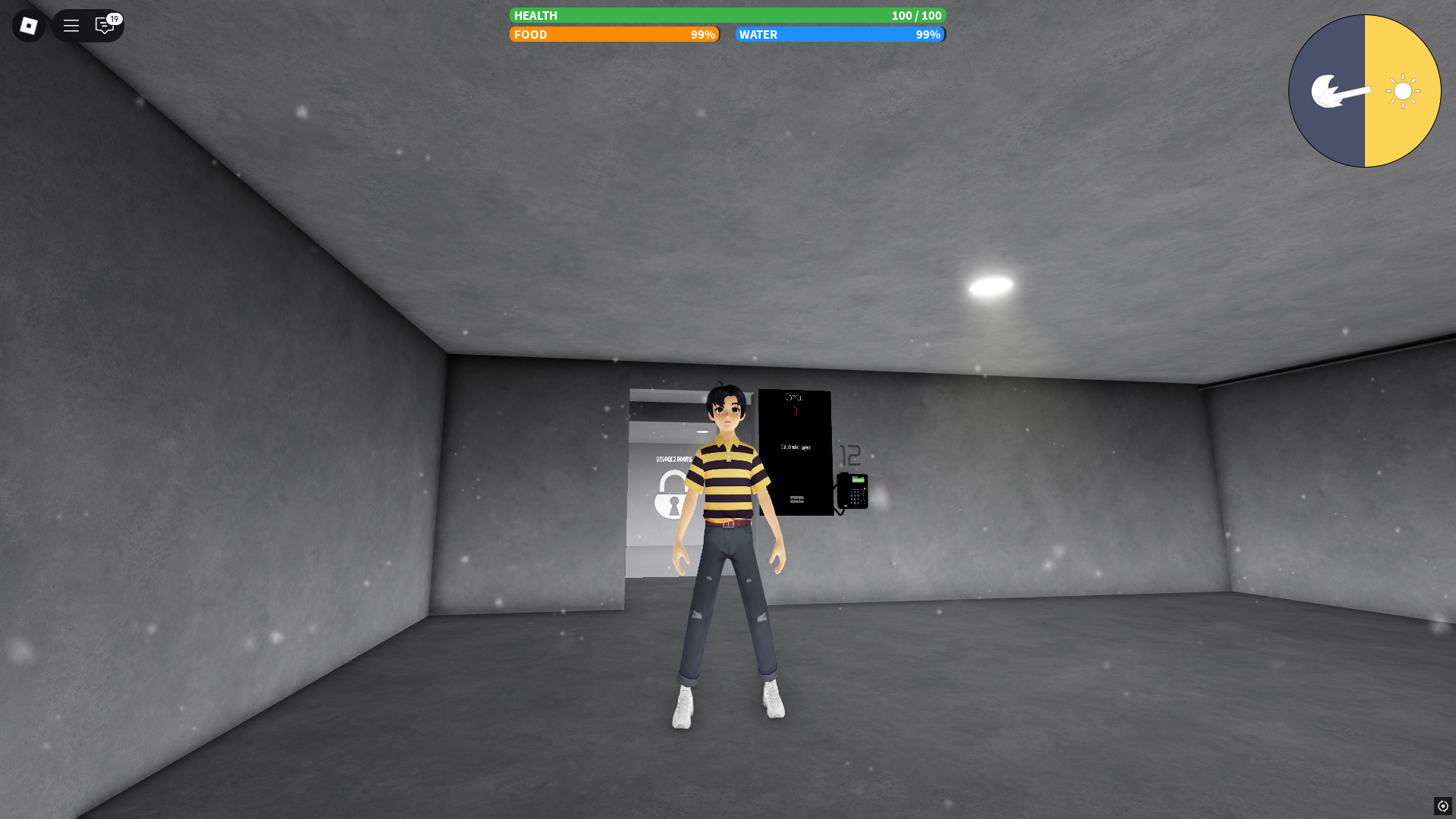 Surviving the Dangerous Night in Bunker (Image via Roblox)