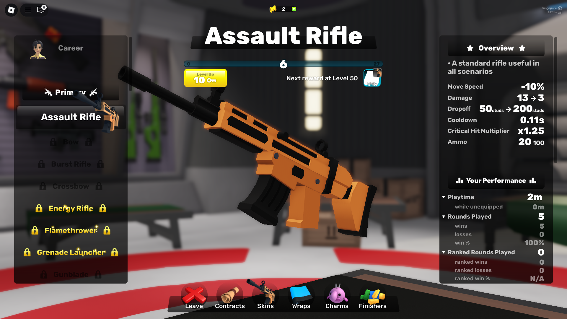 Assault Rifle (Image via Roblox)