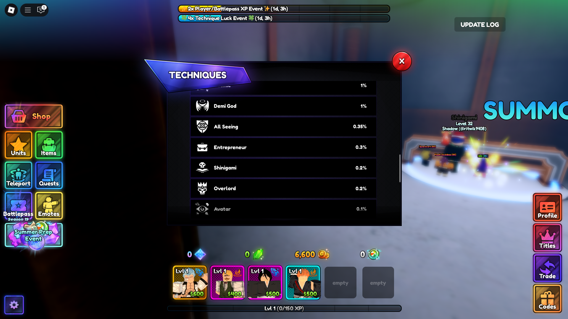 Entrepreneur Technique (Image via Roblox)