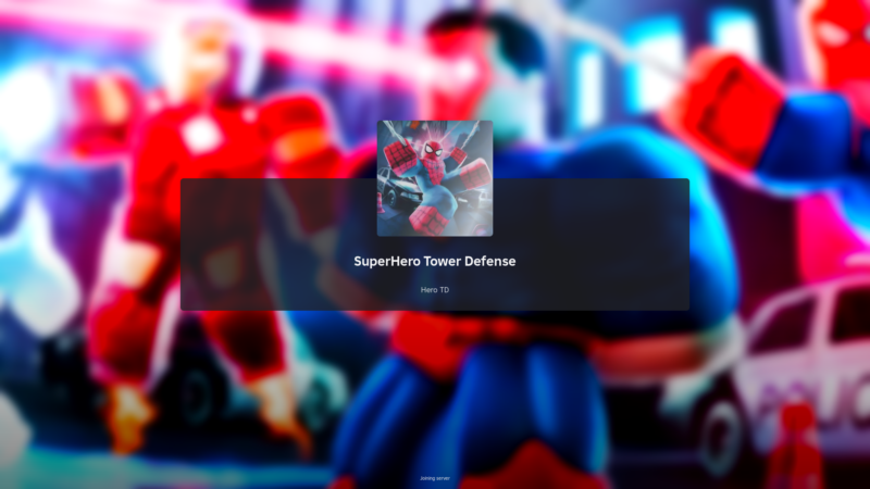 SuperHero Tower Defense (Image via Roblox)