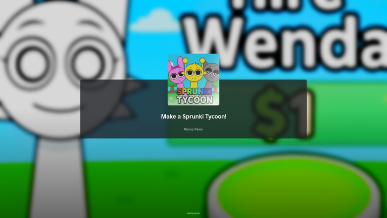 Make a Sprunki Tycoon (Image via Roblox)