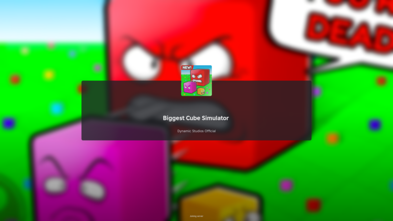 Biggest Cube Simulator (Image via Roblox)