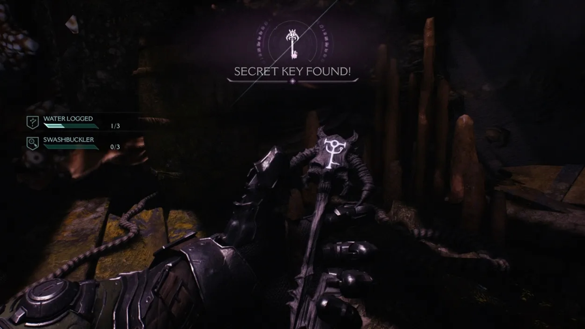 The Secret Key in Temple Lomarinth (Image via Bethesda Softworks)
