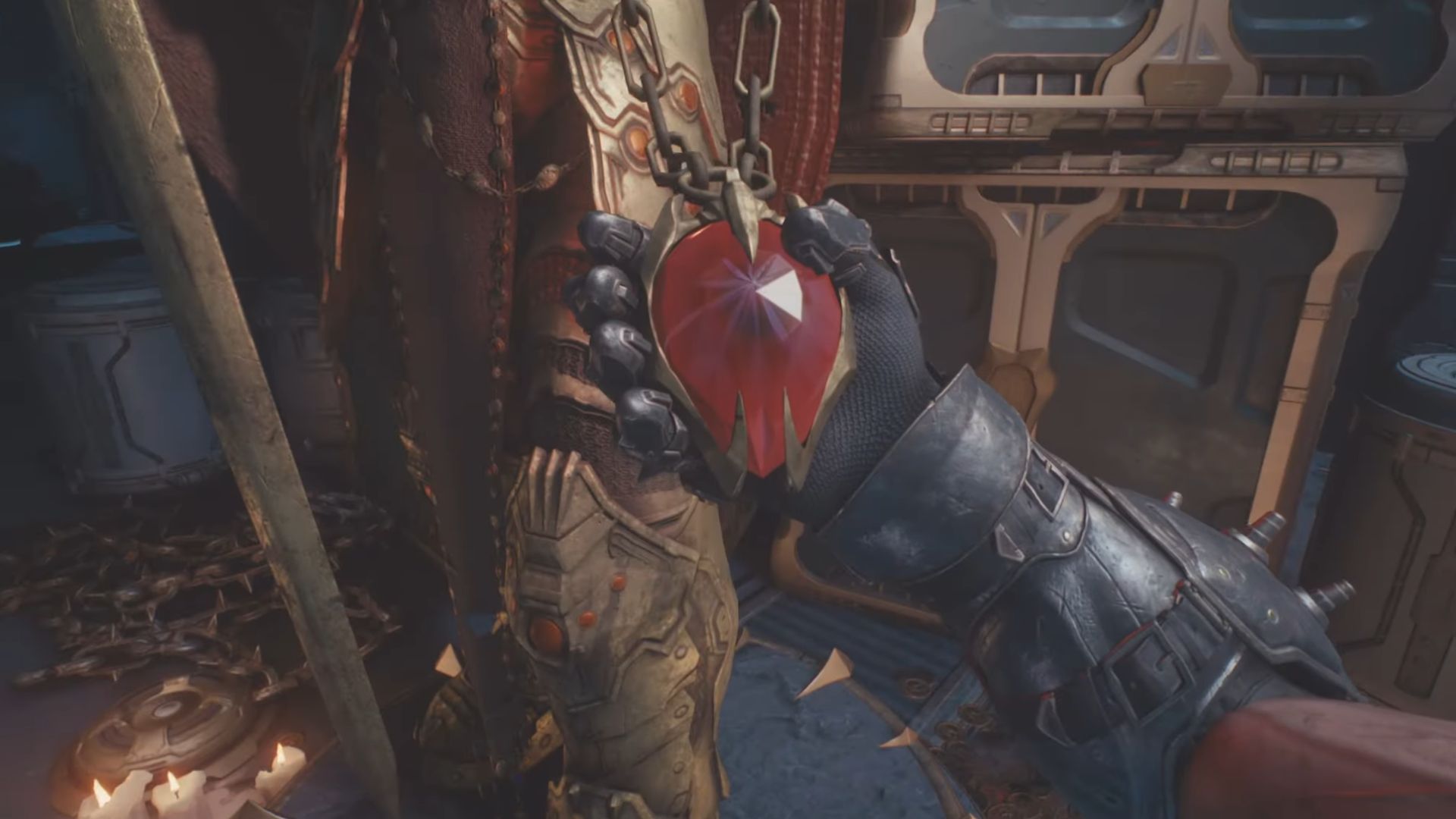 Collect items to upgrade the slayer (Source: Bethesda Softworks)