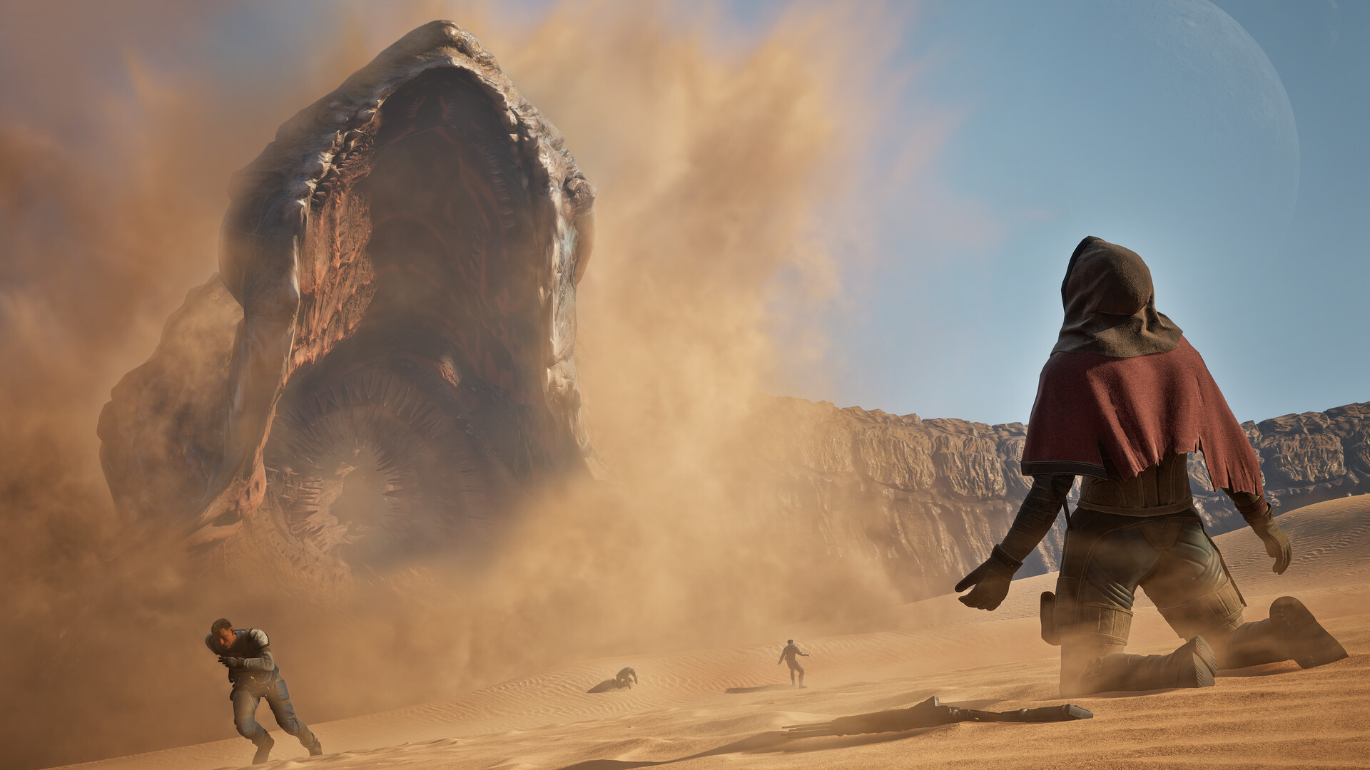 Avoid encountering Sandworms as much as possible. (Source: Funcom)