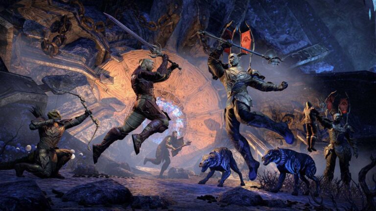 ESO Season of the Worm Ossein Cage trial combat feature image from ZOS