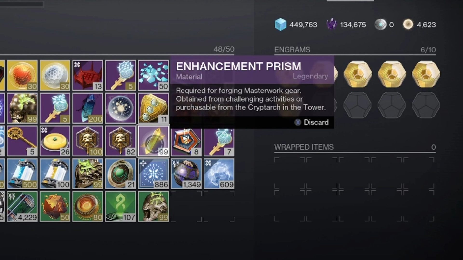 Enhancement Prisms in the game