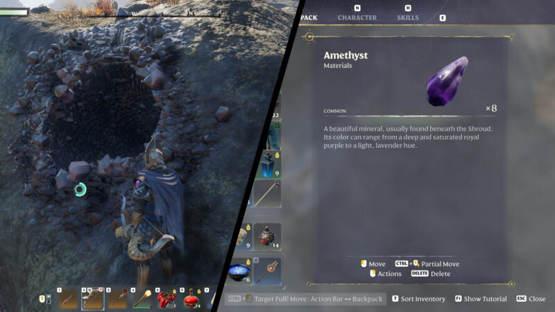 Enshrouded Amethyst farm location guide feature image