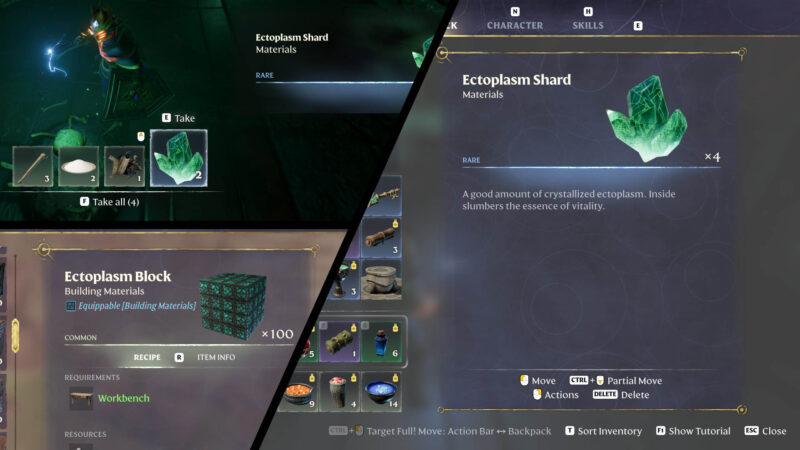 Enshrouded Ectoplasm Shard farm location guide feature image