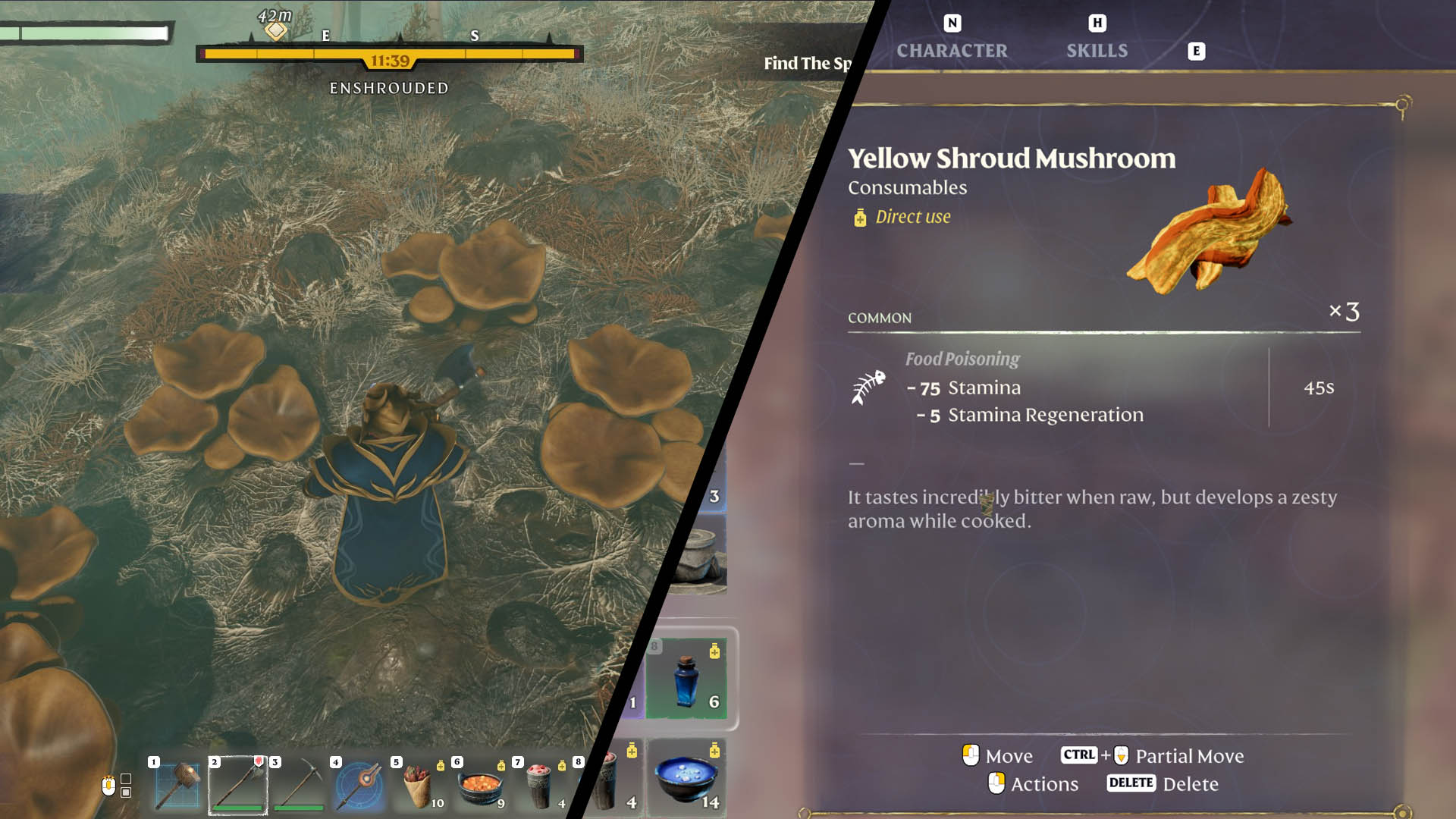 Enshrouded Yellow Shroud Mushroom farm location guide feature image