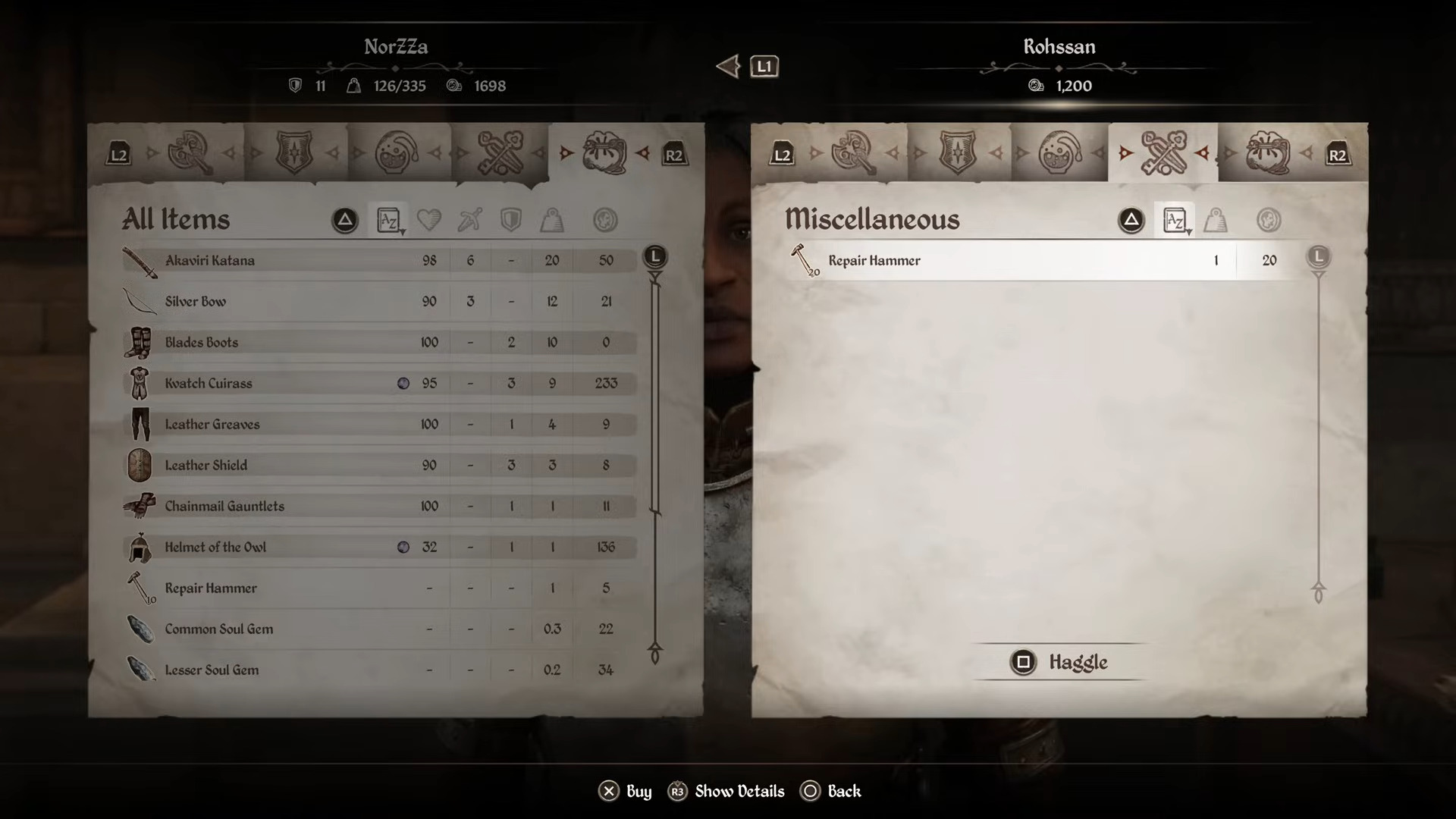 You will need repair hammers no matter which method you use (Image via Bethesda Softworks and @norzza/YouTube)