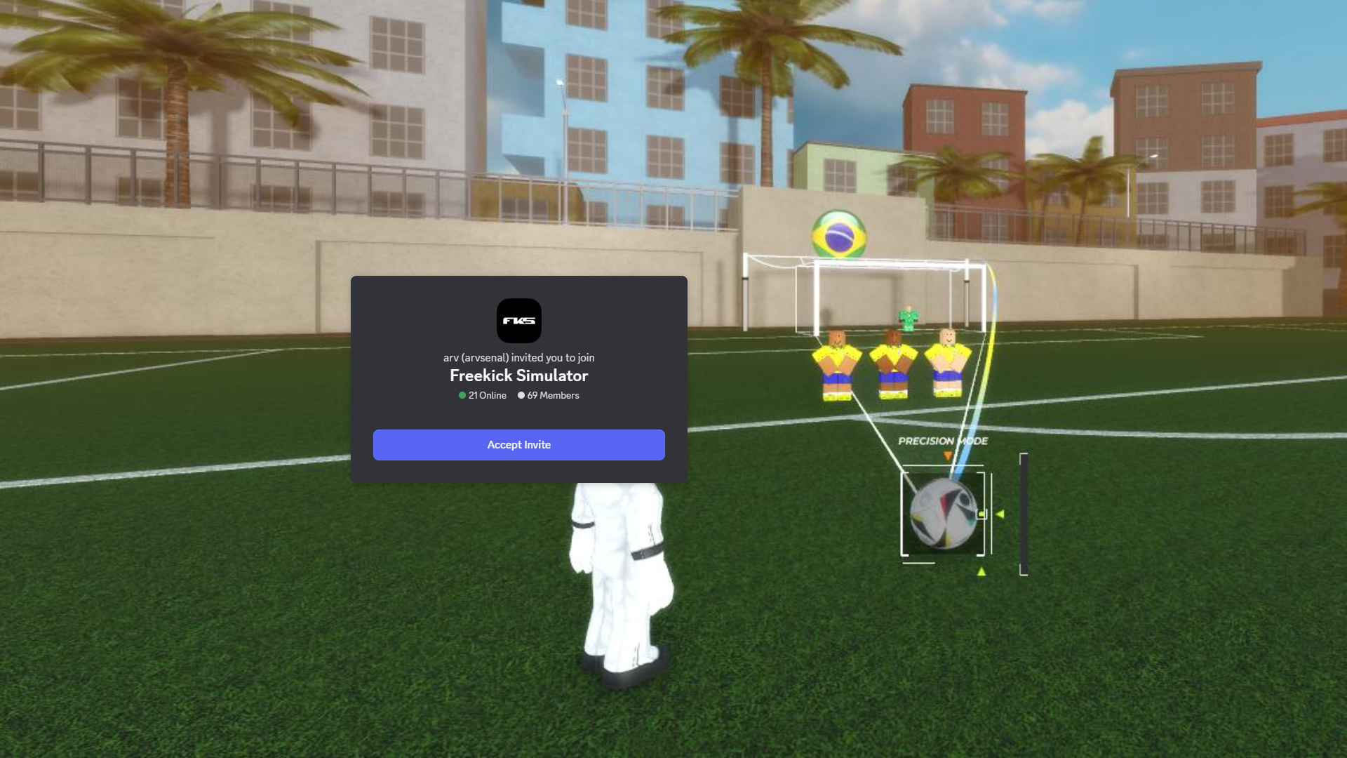 Accept the invite (Image via Discord)