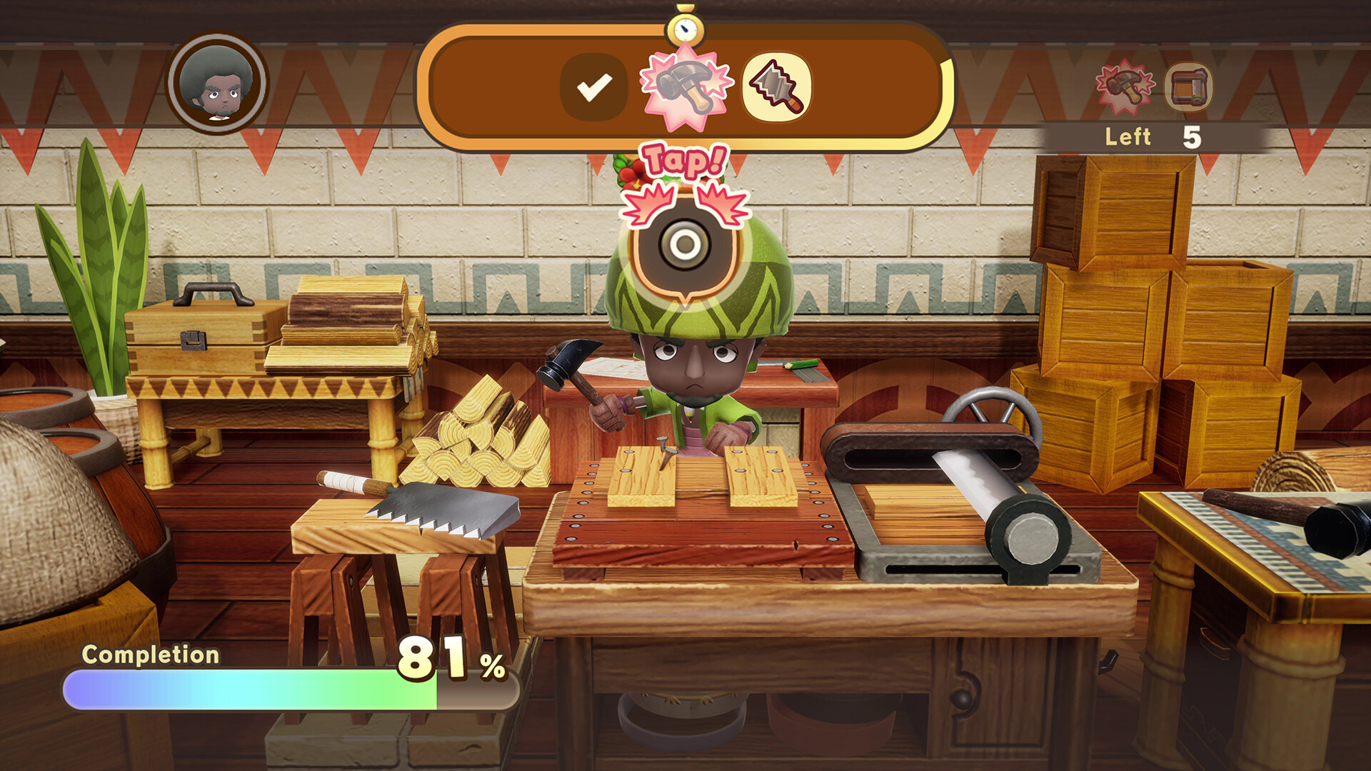 You can craft an Oak Axe if you have the right materials