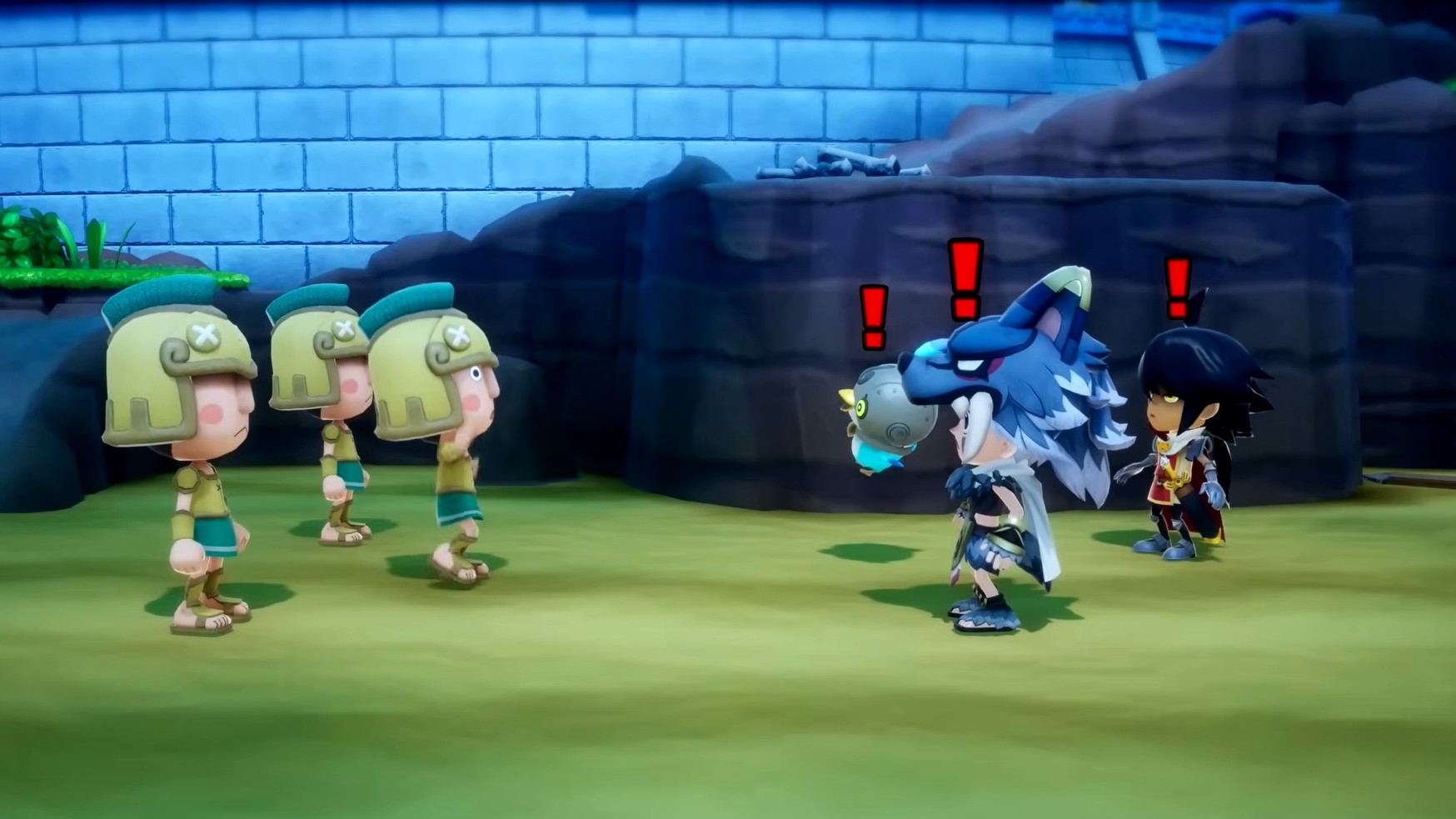 The guards delivering news of Rem's disappearance