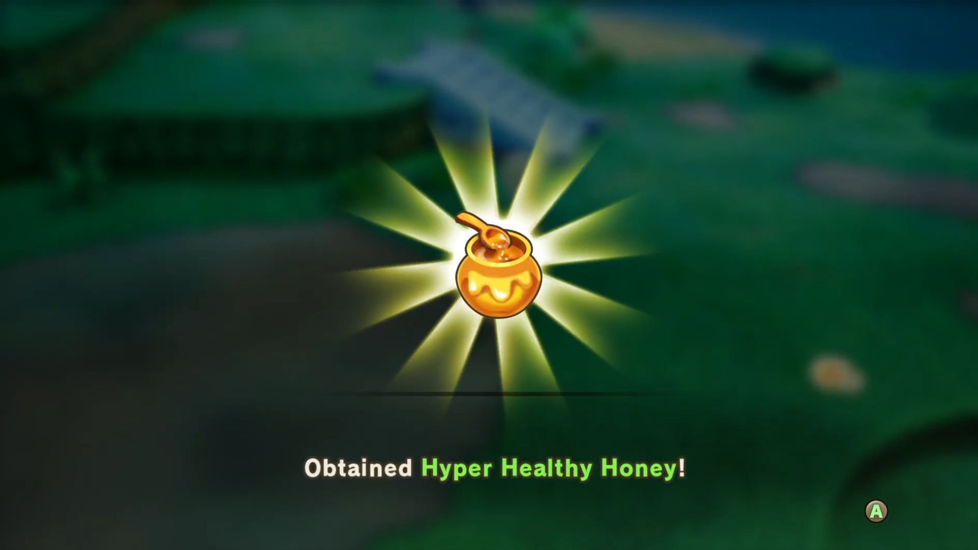 Defeat the Bigbee to obtain Hyper Healthy Honey