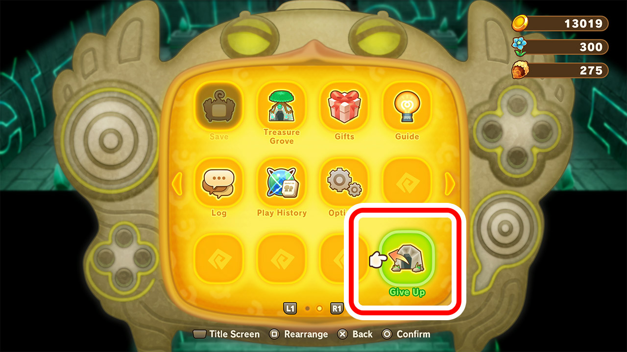 Use the Weird Pad to escape glitched areas