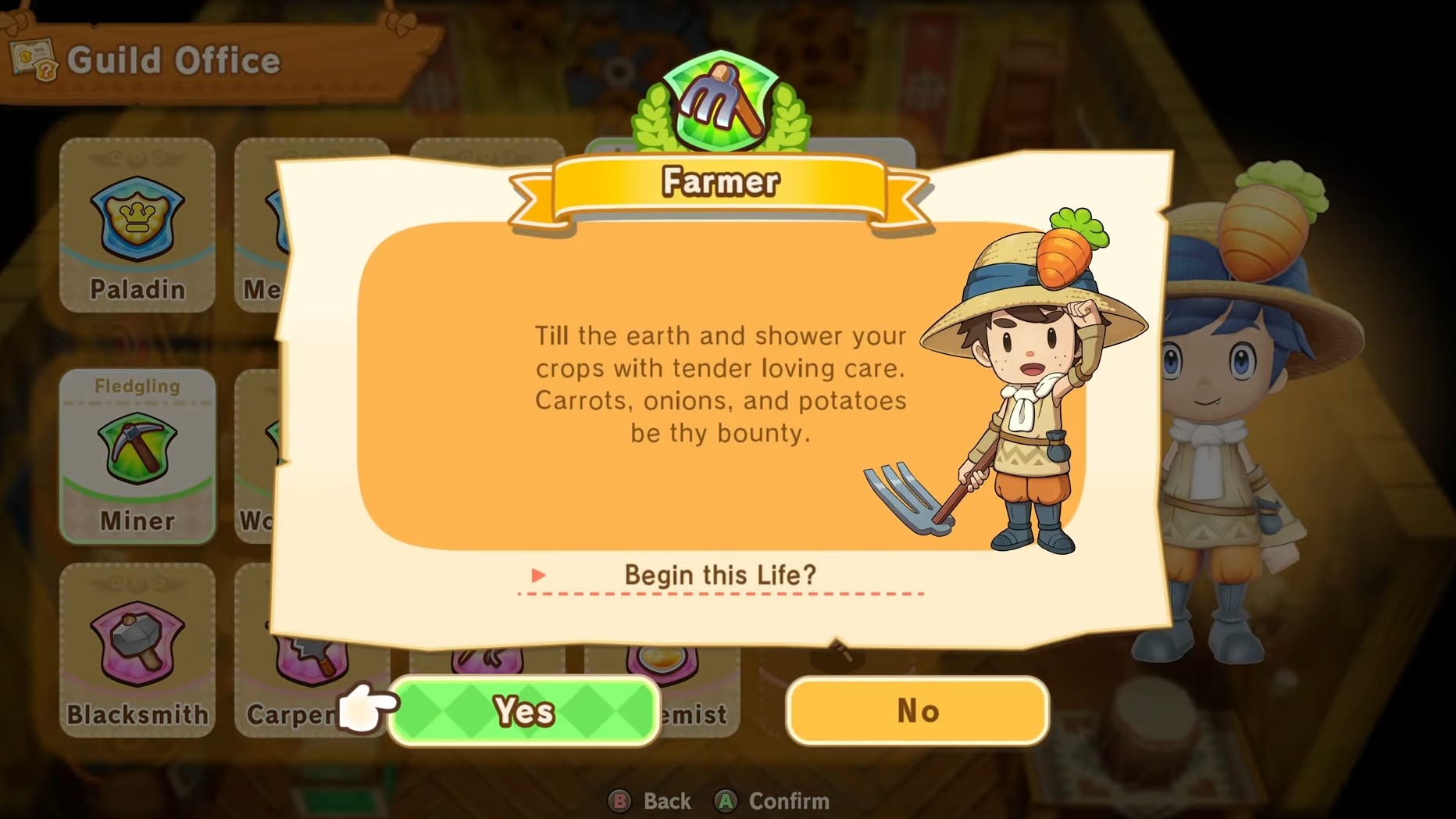Grow and harvest crops with the Farmer Life (Image via Level-5)