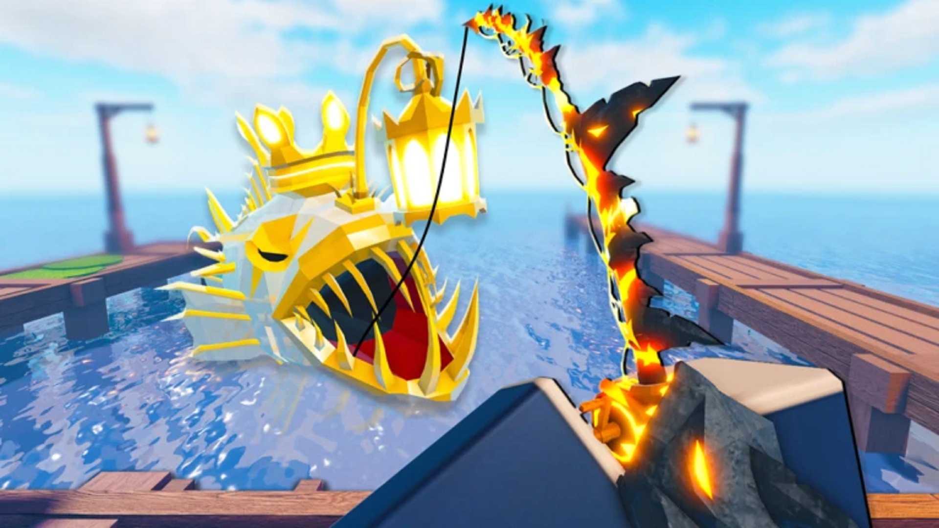 How to get all fishing nets in Fisch (Image via Roblox)