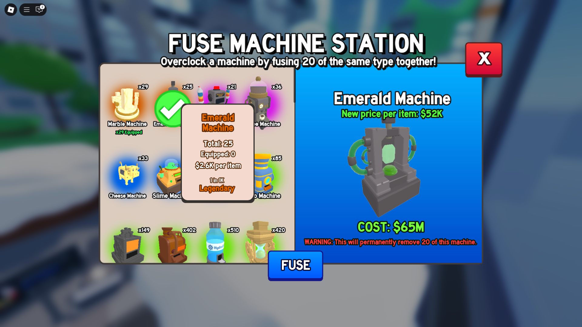 How to Fuse Machines in Factory RNG