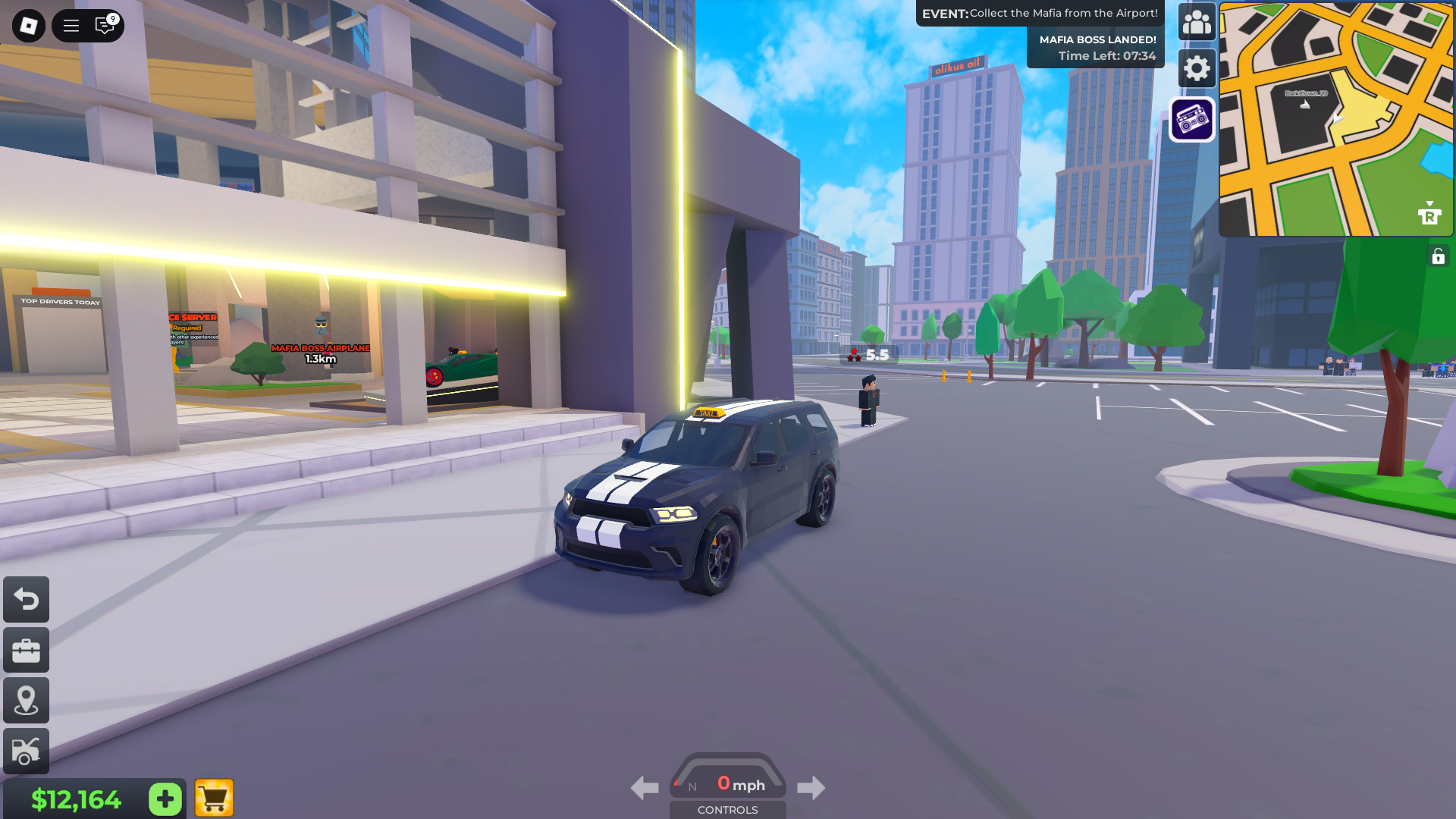 Taxi Boss Gameplay (Image via Roblox Corporation)
