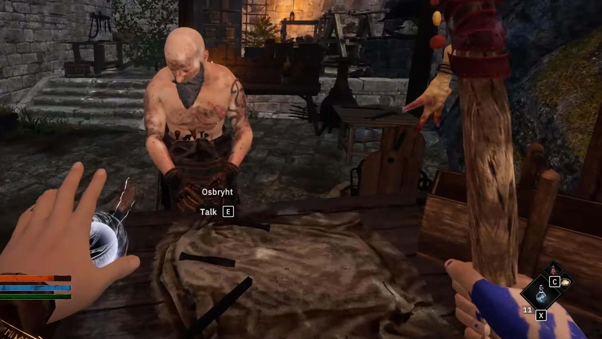 Osbryht provides the Warm Coat recipe