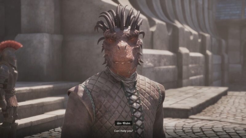 Gin-Wulm the master armorer (Image via Bethesda)