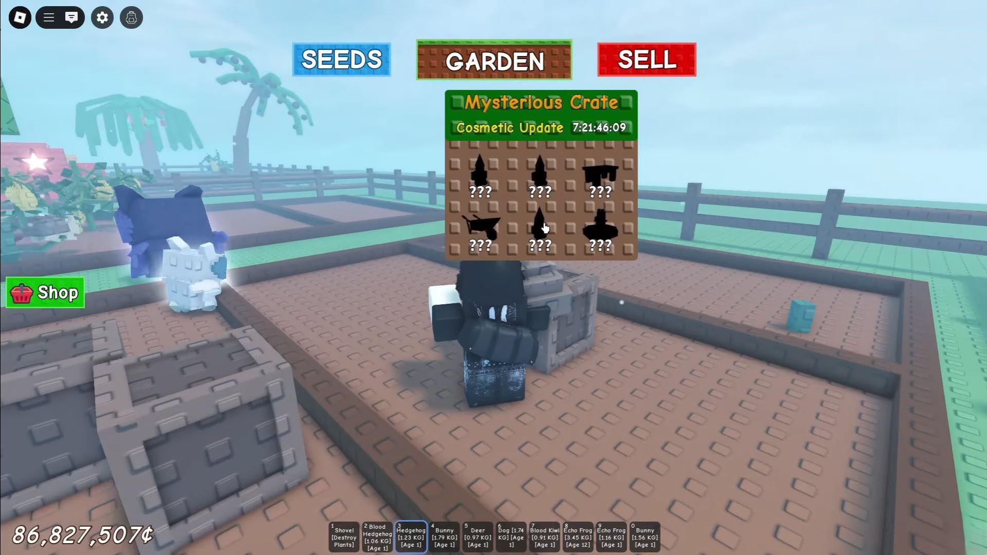 Mysterious Crate items (Image via Roblox)