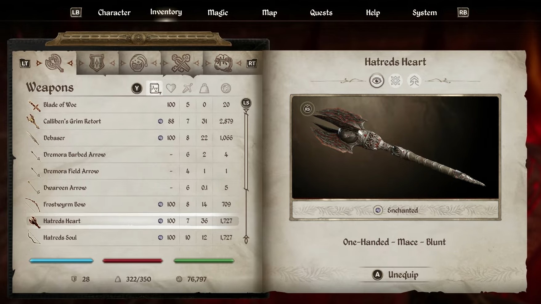 Hatreds Heart (Image via Bethesda)