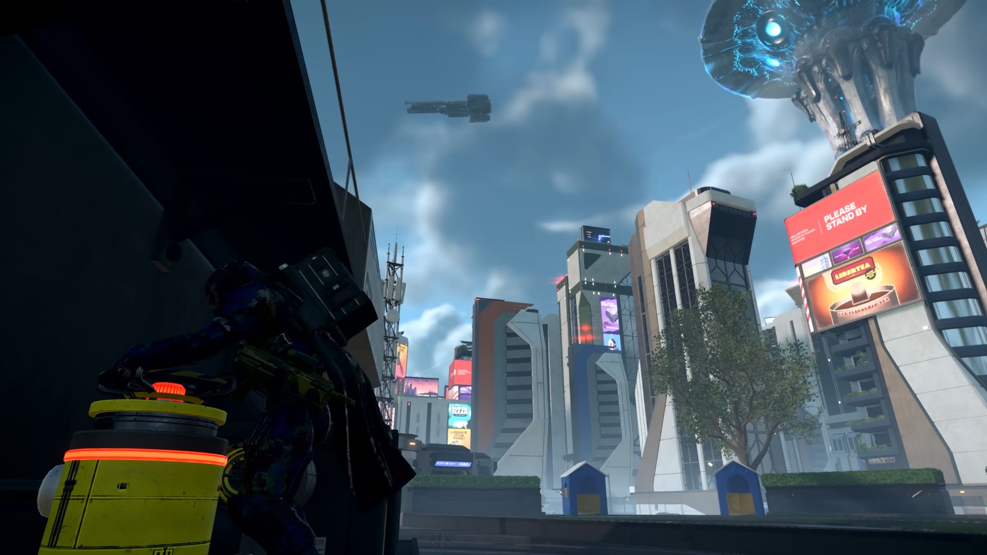 Use the valves at the base of the cannon to align its aim