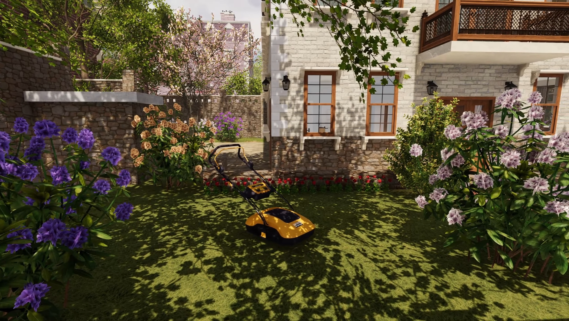 Lawnmower in House Flipper 2 (Image via Frozen District)