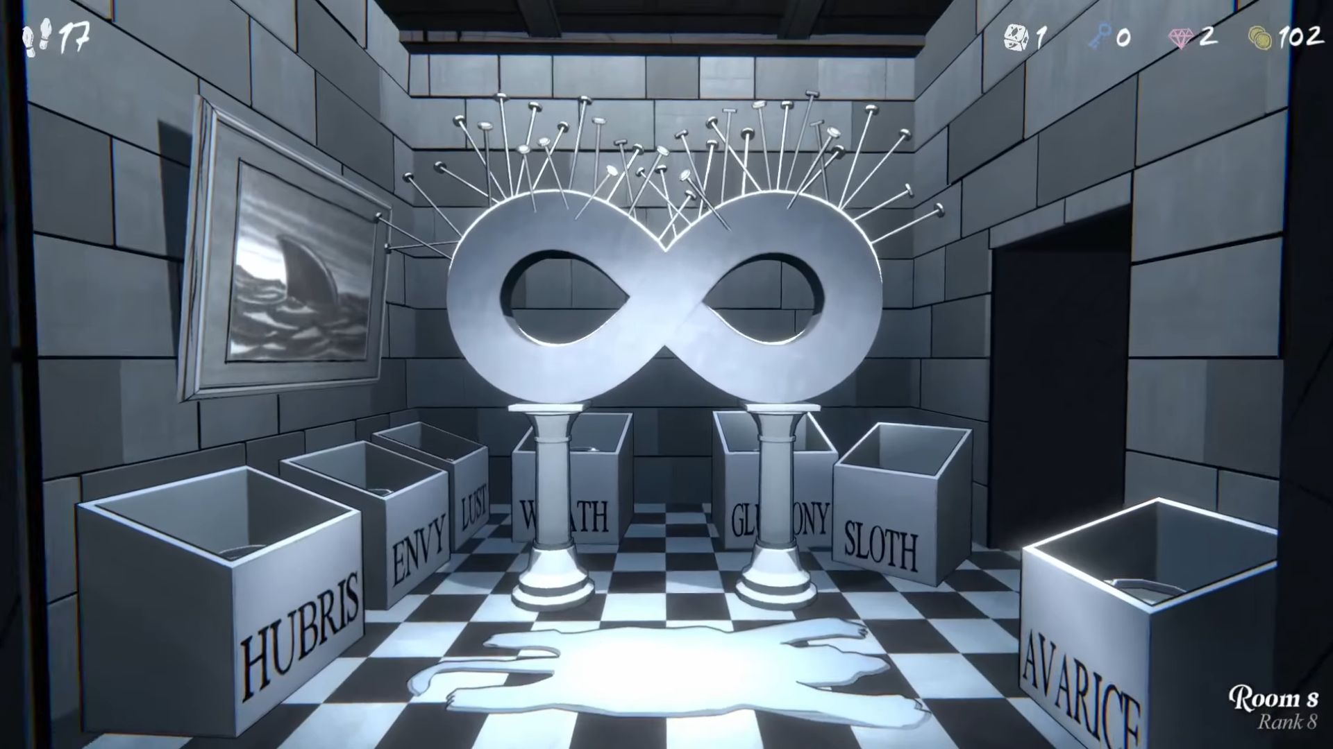 Room 8 is a secret room that only appears on Rank 8