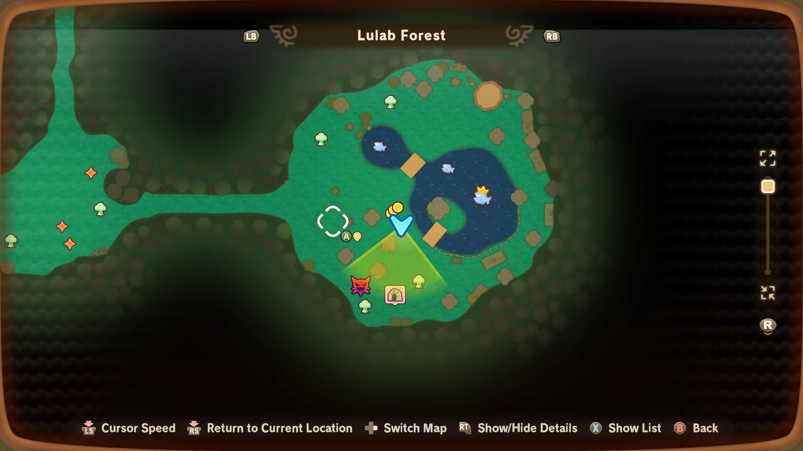 One Great Cherry Tree is in this area (Image via Level-5 and @primevaldragon/YouTube)