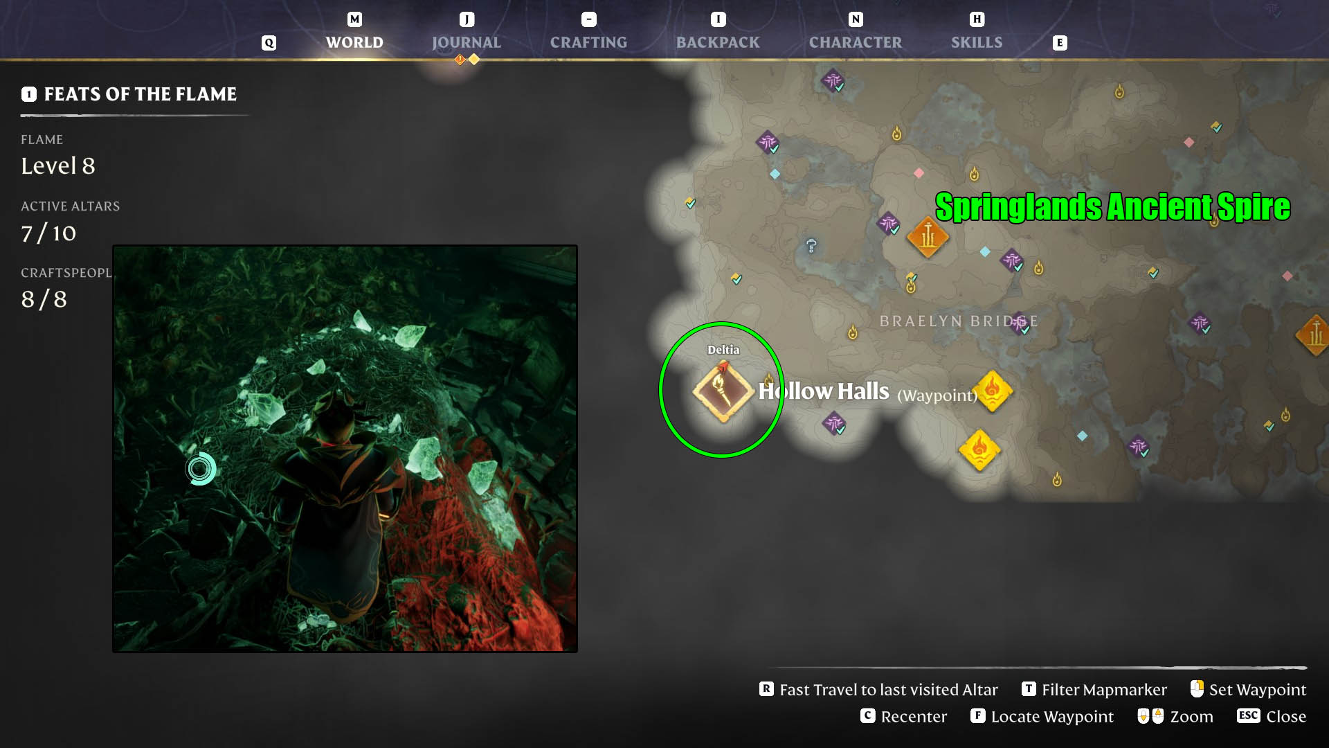 How to Get Ectoplasm Fragment in Enshrouded map location