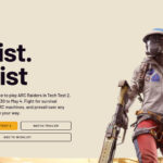 How to request access to ARC Raiders on the game's official website.