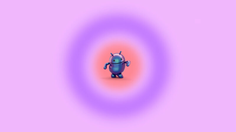 Picture of the new design for BugDroid, the Android Mascot