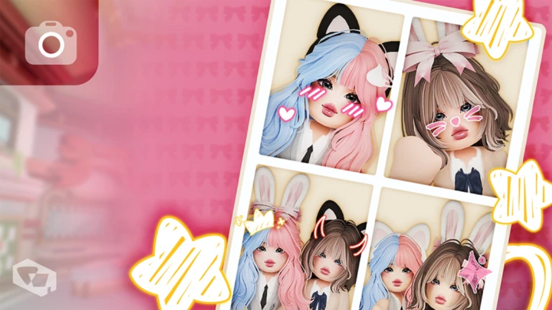 How to take photos in K-Photo (Image via Roblox)