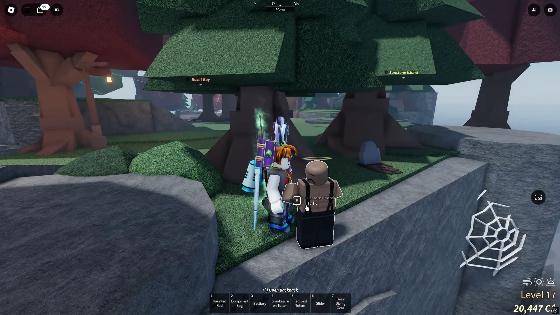 Lantern keeper (Image via Roblox)