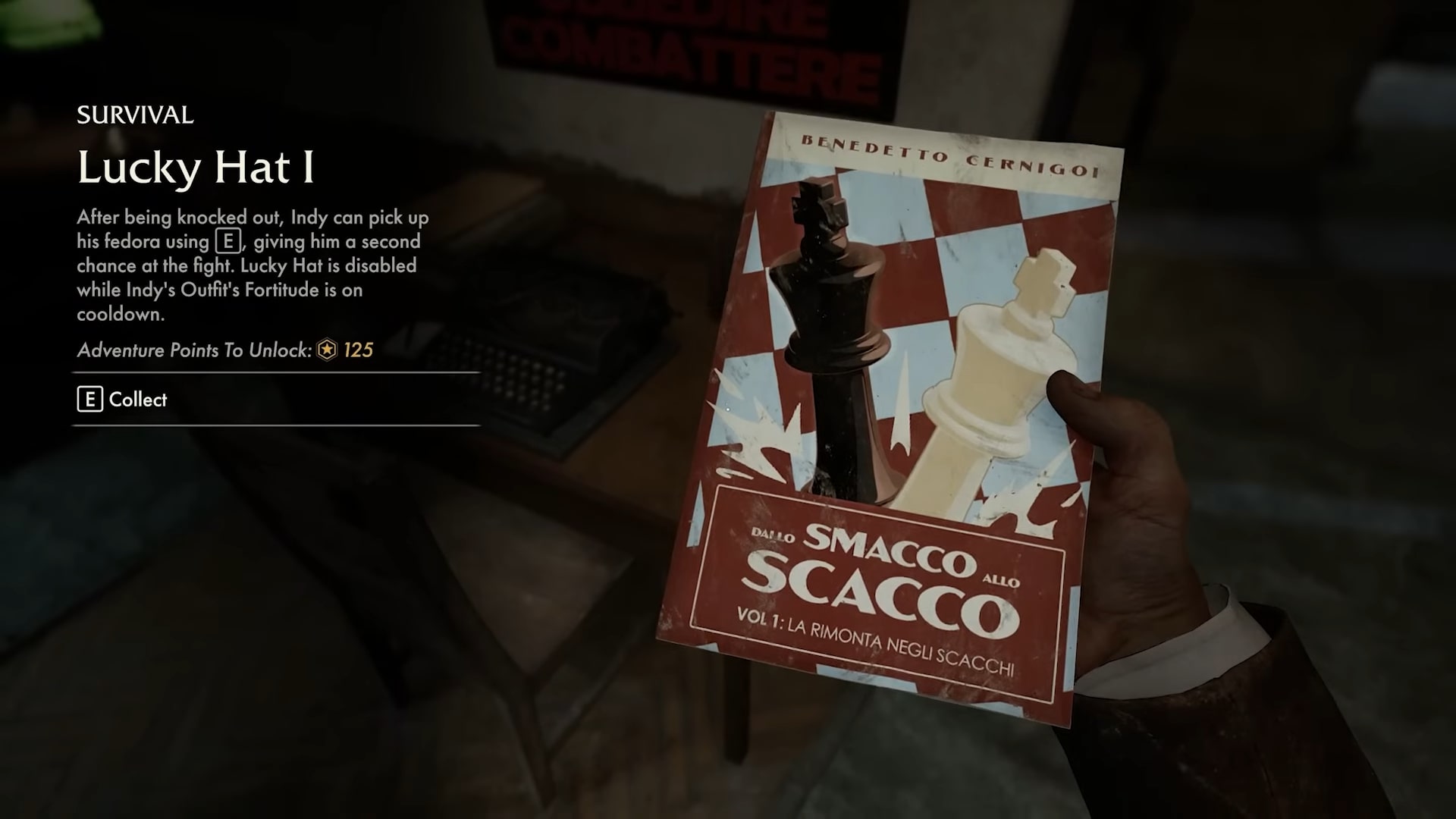 Gain a second wind by acquiring Lucky Hat ( Image via MachineGames | NorZZa /YouTube)