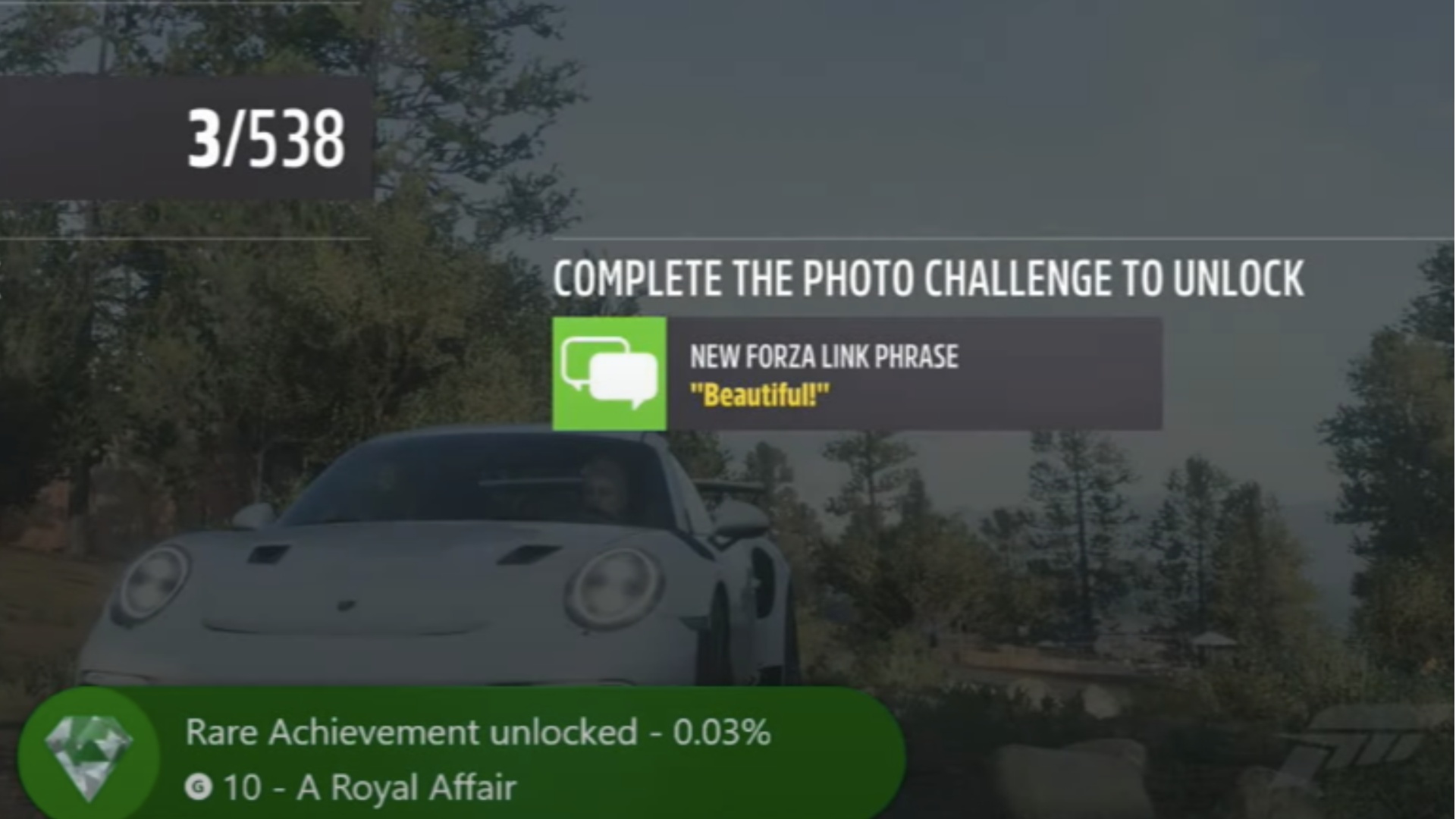 A Royal Affair' Trophy in Forza Horizon 5