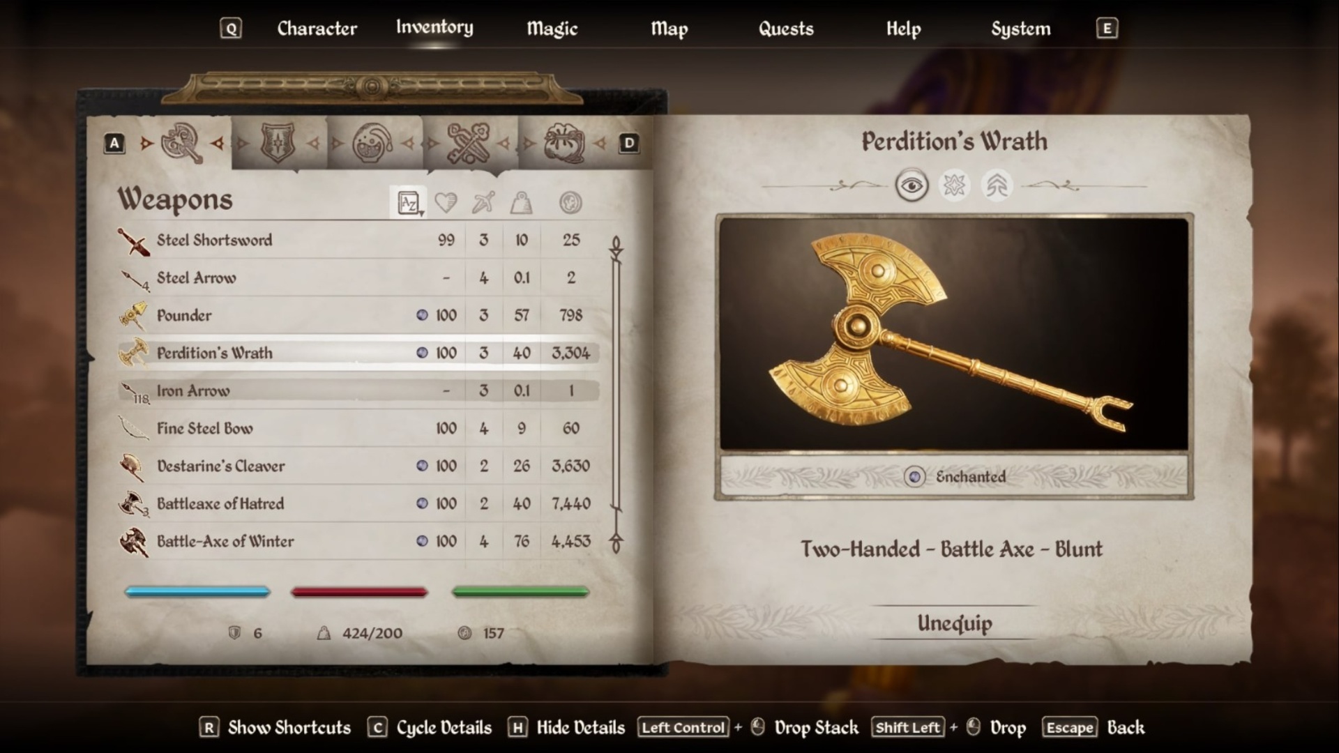 Perdition’s Wrath (Image via Bethesda Softworks)