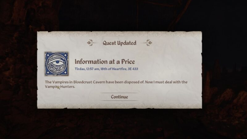 Information at a Price Oblivion Remastered