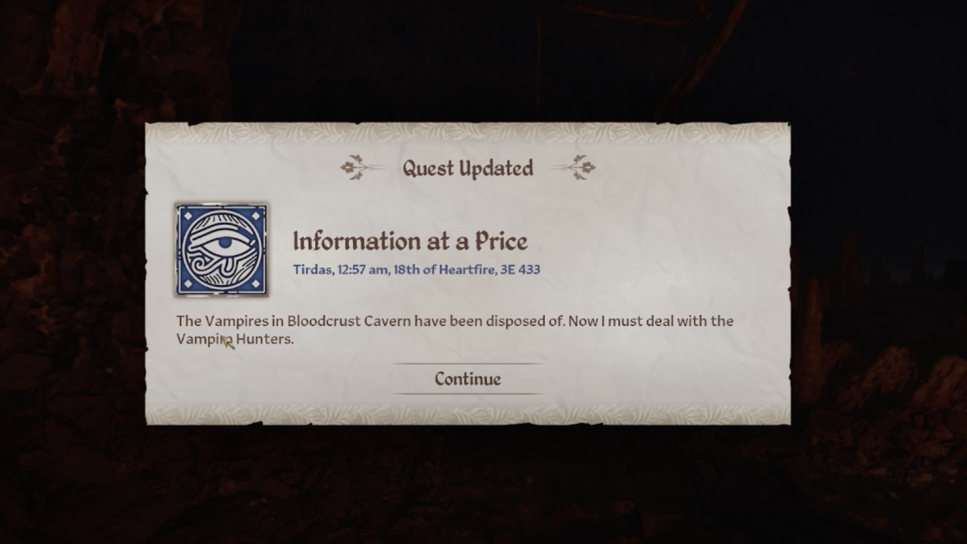 Information at a Price Oblivion Remastered