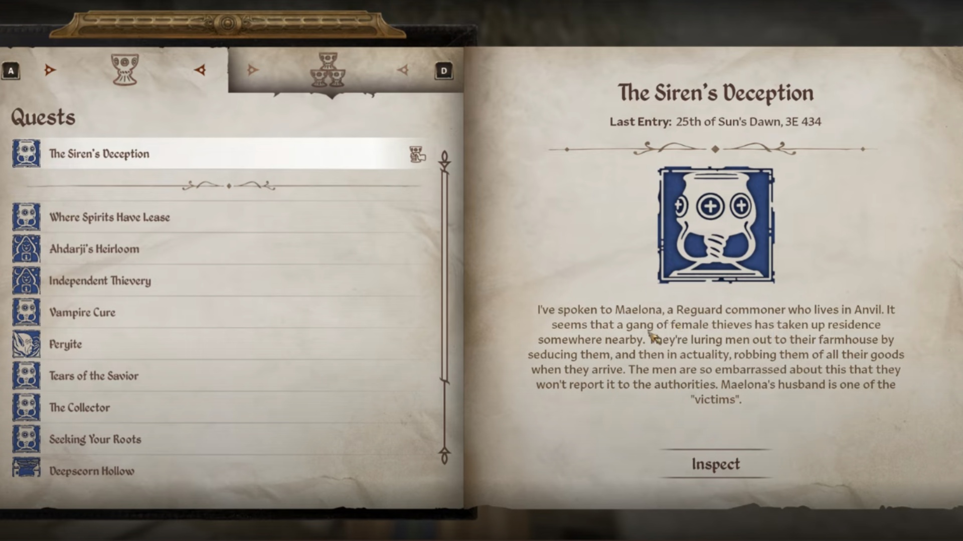 Siren's Deception Quest