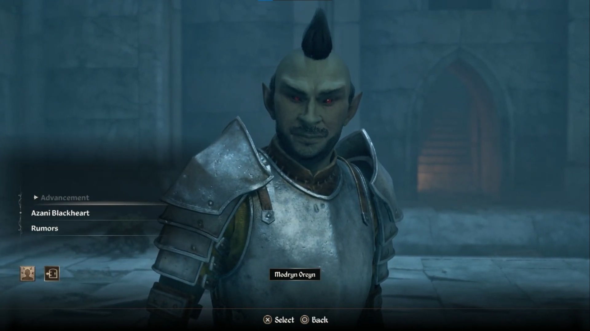 Select Azani Blackheart (Image via Bethesda Softworks)