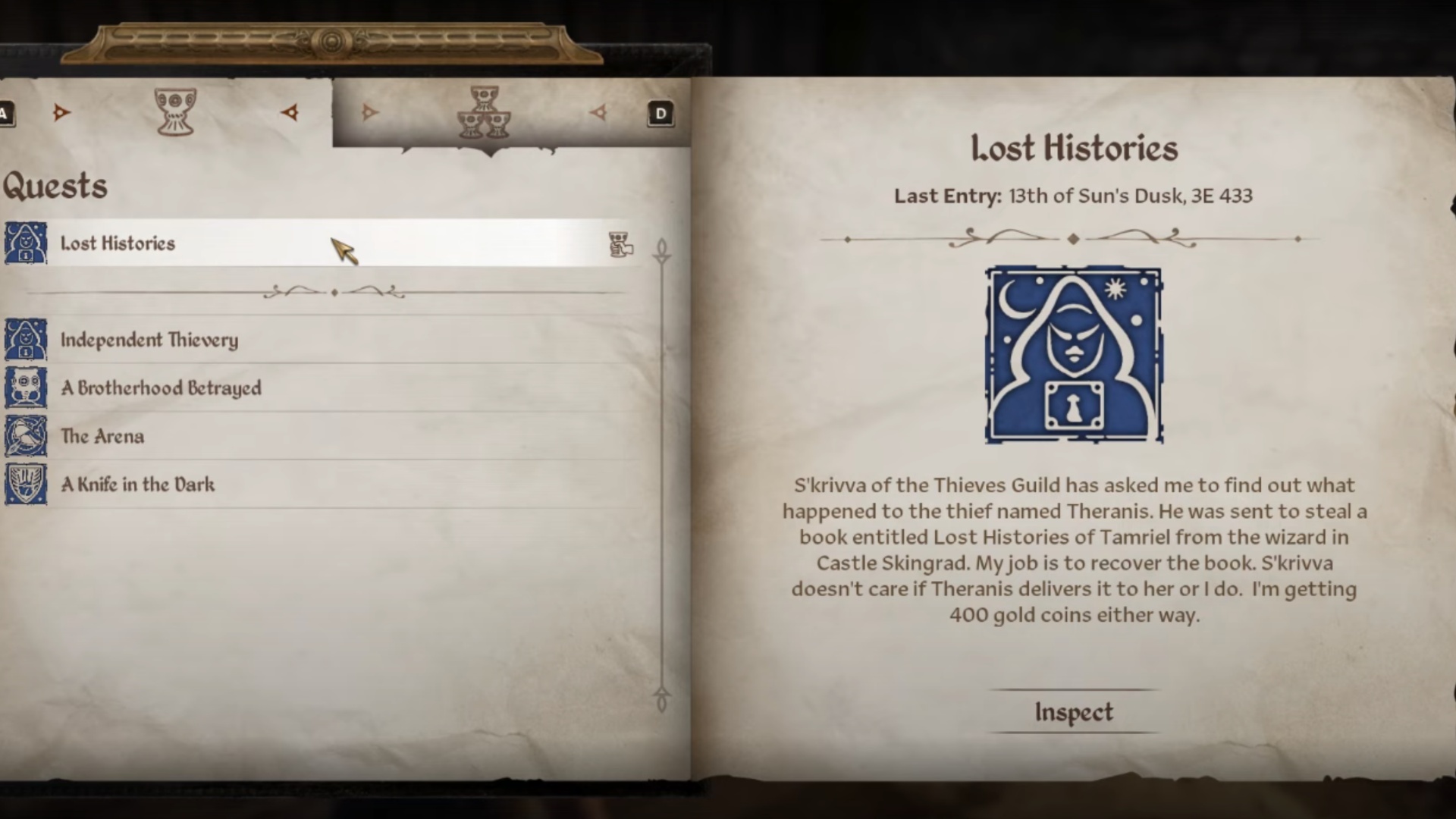Lost Histories Oblivion Remastered