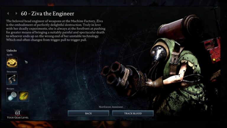 Defeat Ziva the Engineer in V Rising (Image via Stunlock Studios)