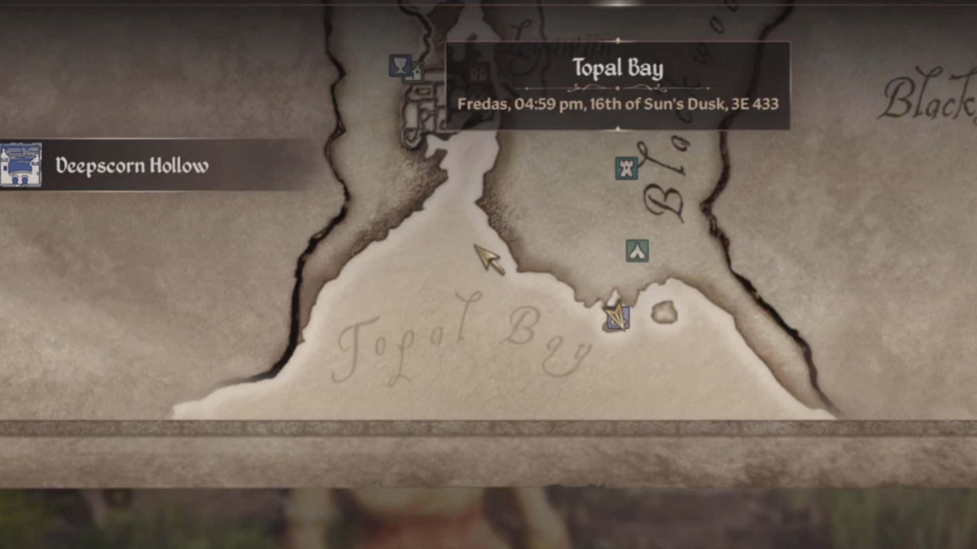 Location of Deepscorn Hollow