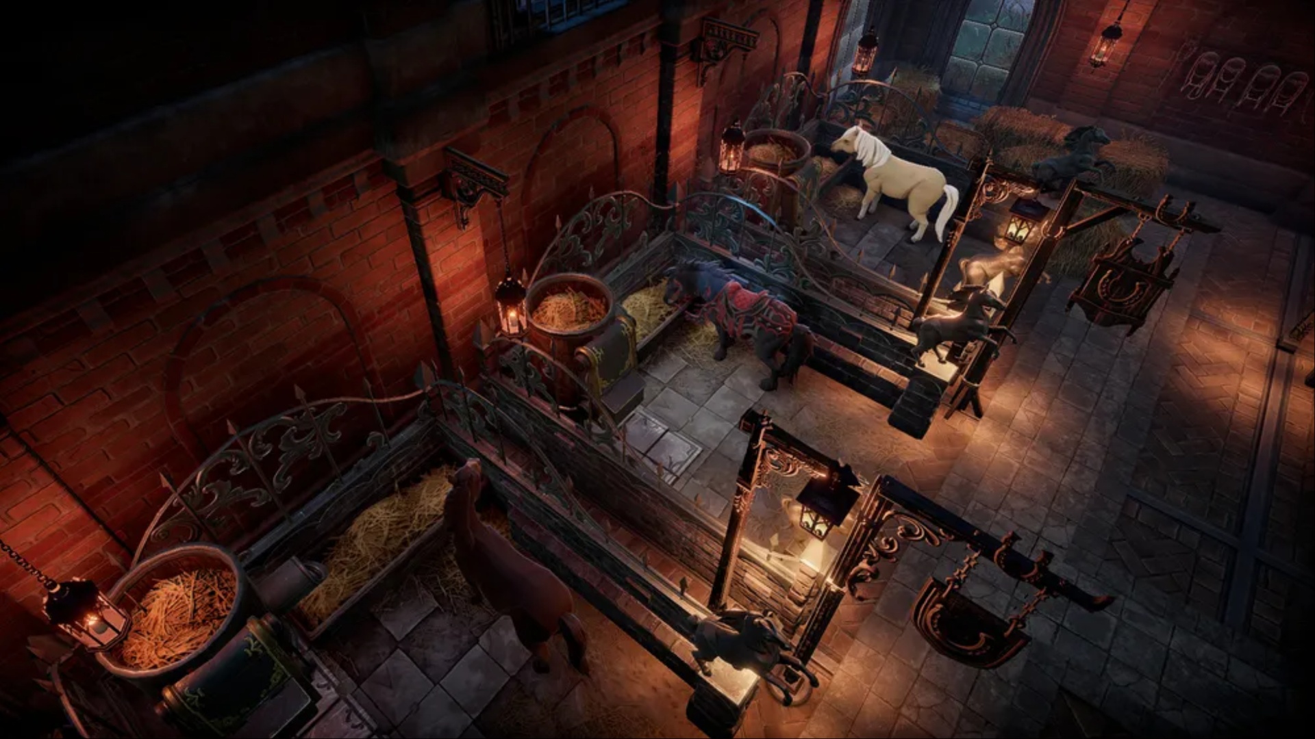 Dismount to let the horse eat (Image via Stunlock Studios)