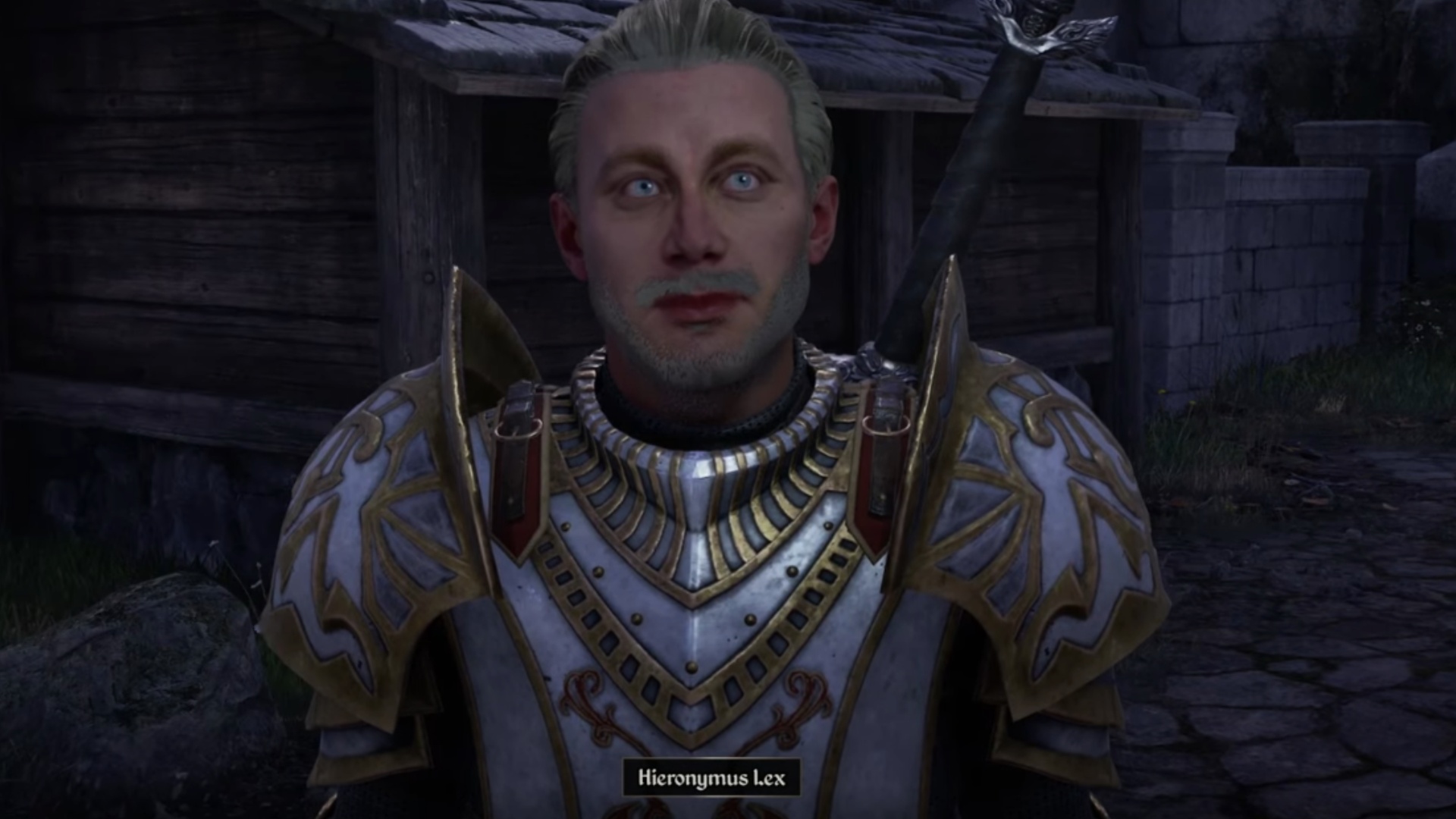 Talk to Hieronymus Lex to frame Myvryna (Image via Bethesda Softworks)