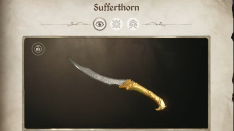 Sufferthorn Dagger
